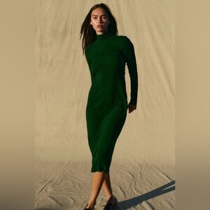 NWT Free people Good Feels Mockneck Midi Dress